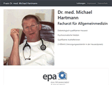 Tablet Screenshot of dr-med-michael-hartmann.de